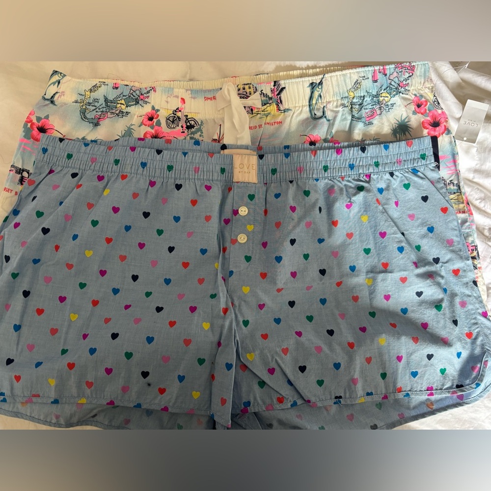 Love By Gap- Two pairs of sleep shorts XL